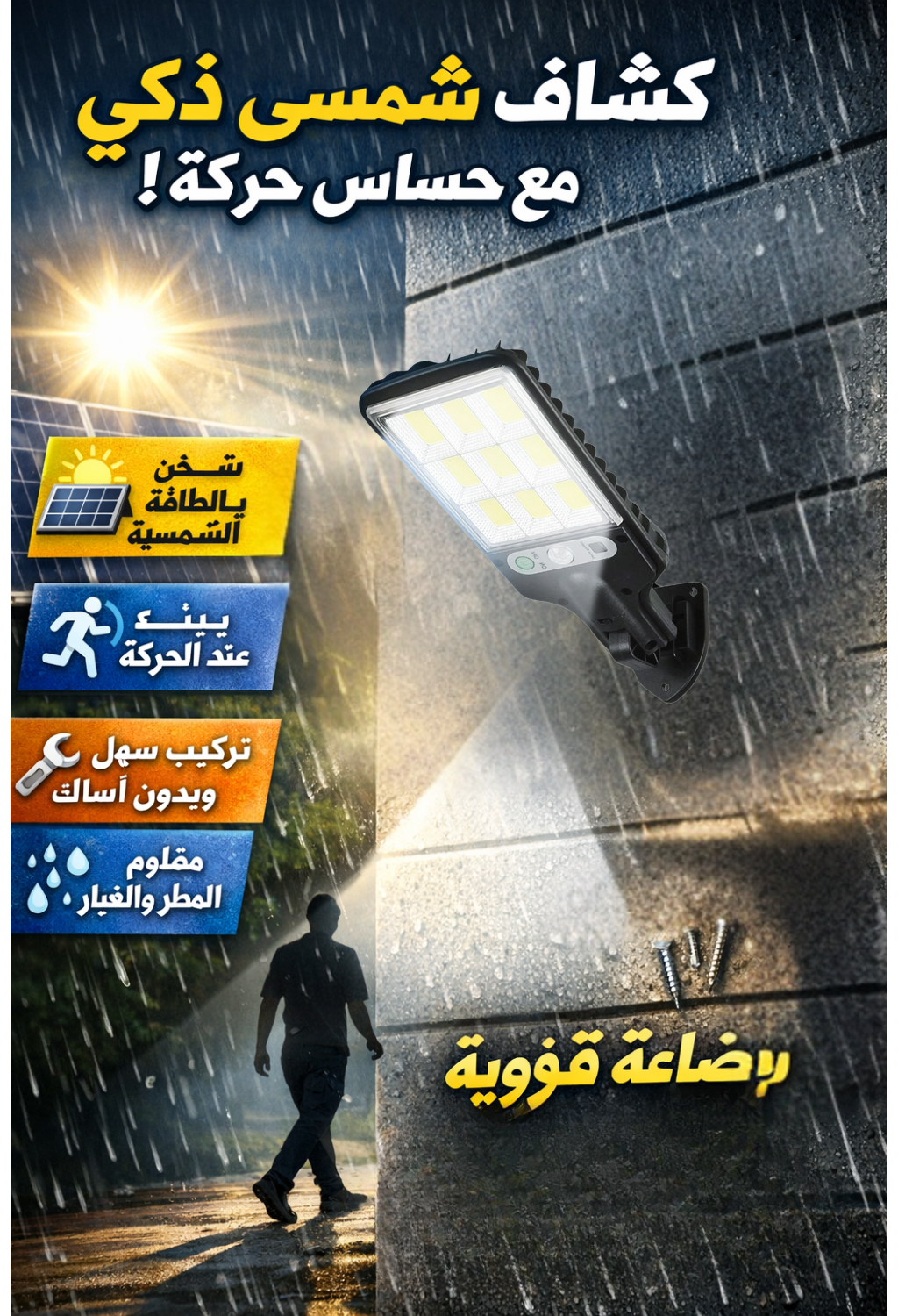 كشاف طاقة شمسية